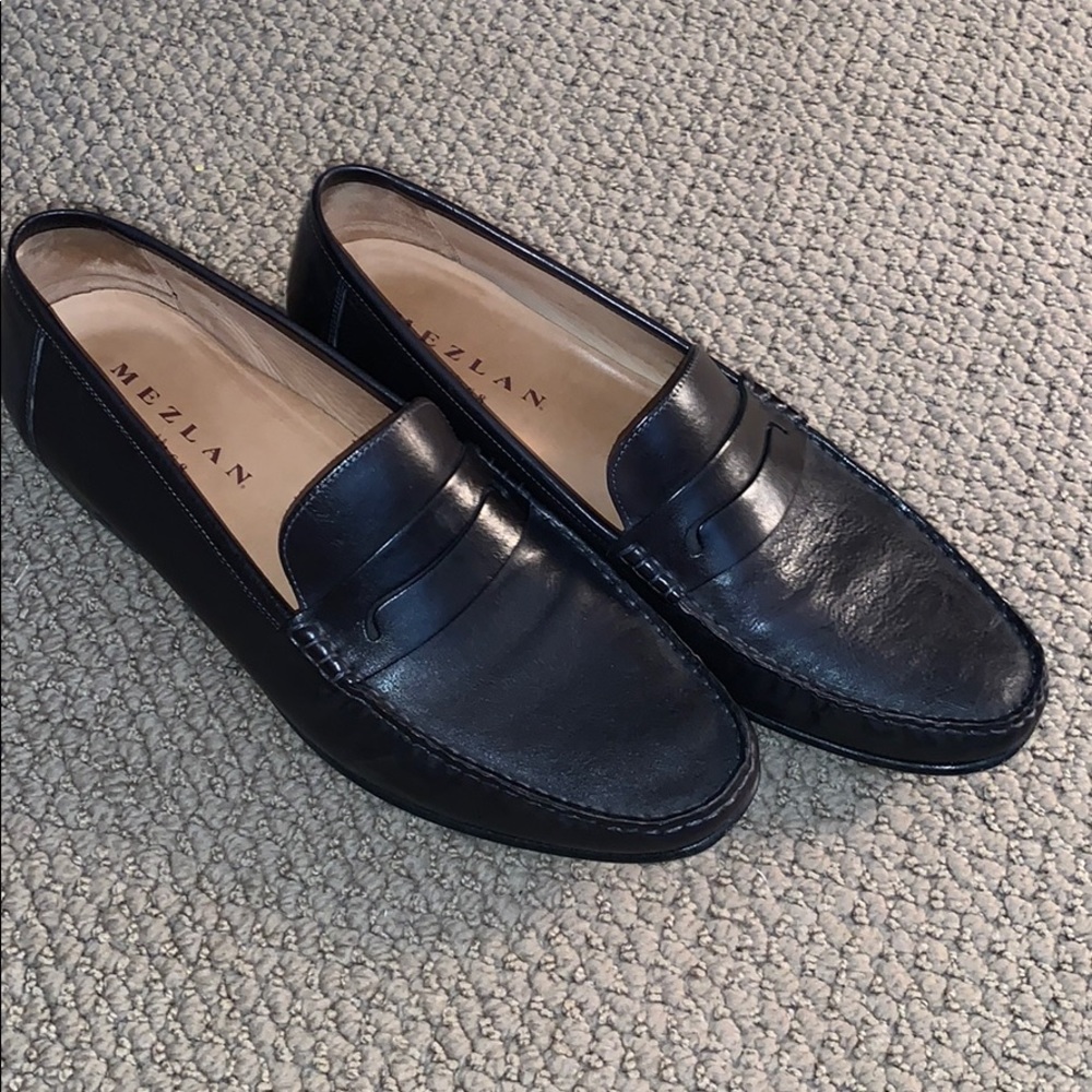 Mezlan Black Penny Loafer - Size 9.5